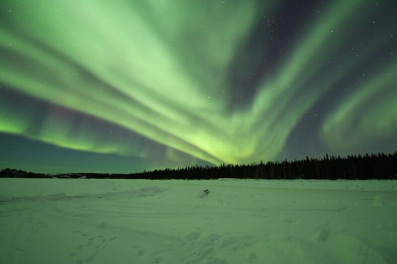 20 Lugares para ver a Aurora Boreal no Canadá